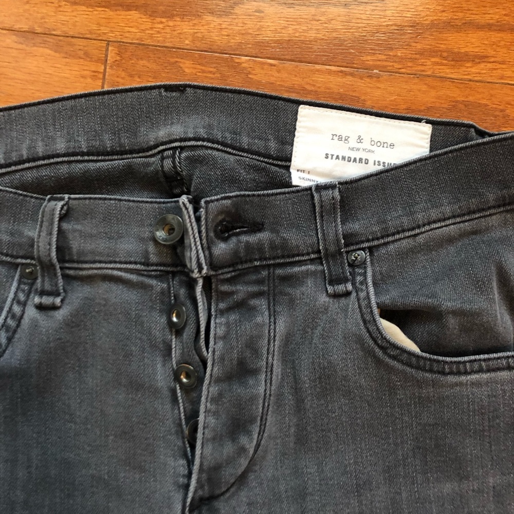 Men’s Rag & Bone Fit 1 Grey Jeans